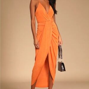Lulu's Vibrant Orange Swim Cover-Up